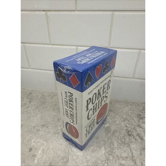 New Set of 88 Jax Professional Alanite Poker Chips, Stackable Tray from 1982 - Picture 2 of 6